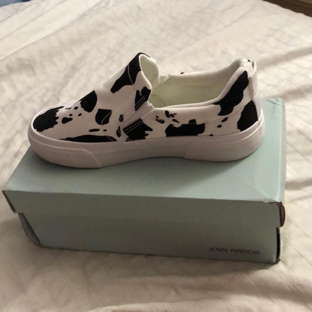 Cow Print Slide on casual Sneakers shoes
